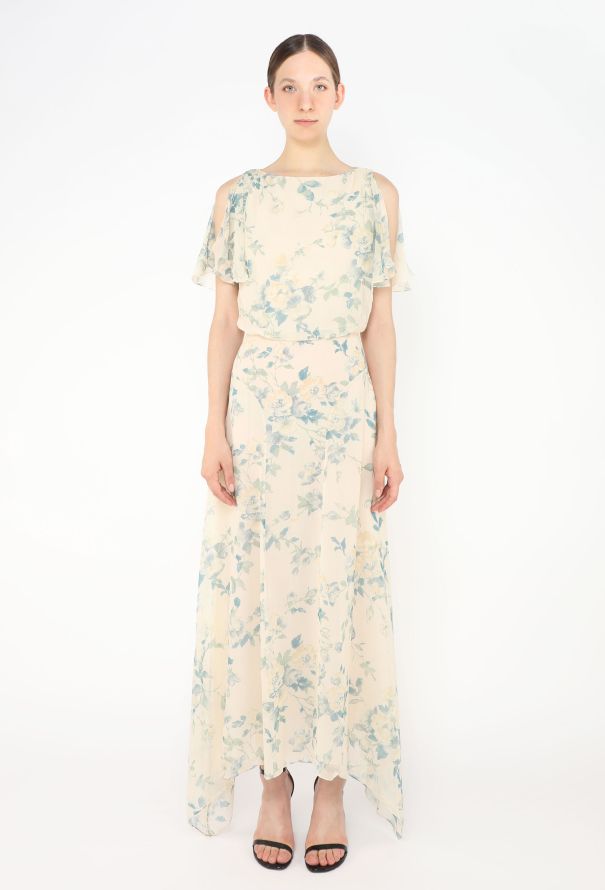 Céline 2020 Floral Chiffon Dress - 1