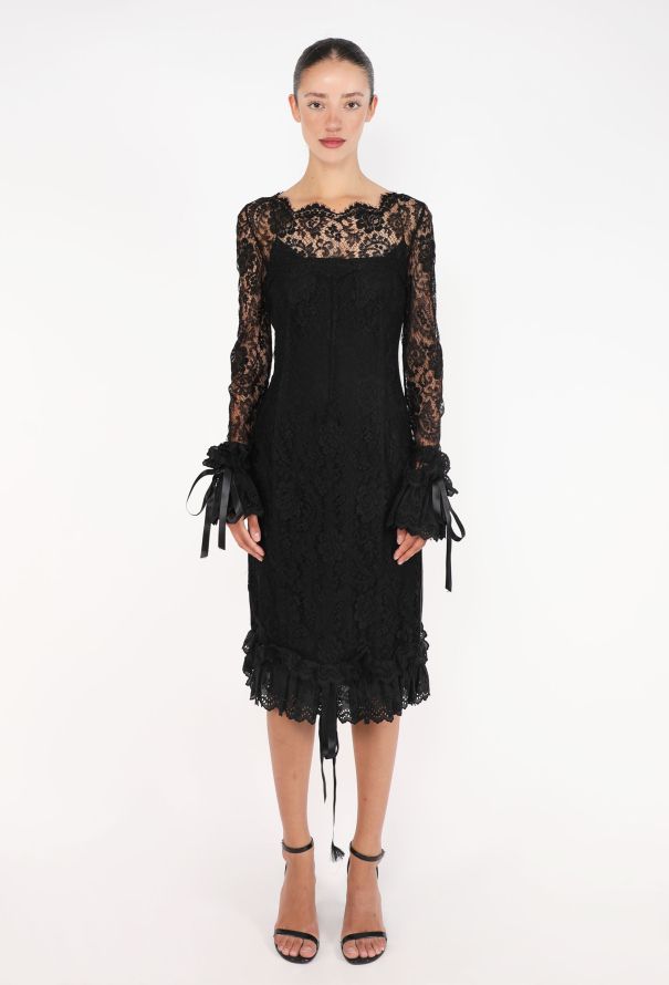 Dolce & Gabbana Chantilly Ruffled Dress, S/S 2006 - 1