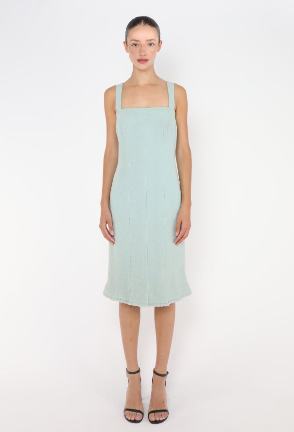 Chanel 1991 Haute Couture Bouclé Dress - 1