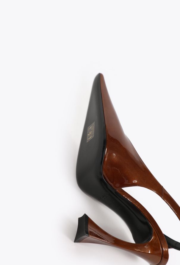 Saint Laurent S/S 2024 Vinyl Dune Pumps - 6