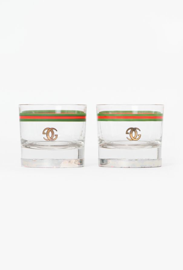 Gucci '70s Set of 2 Whiskey Glasses - 1