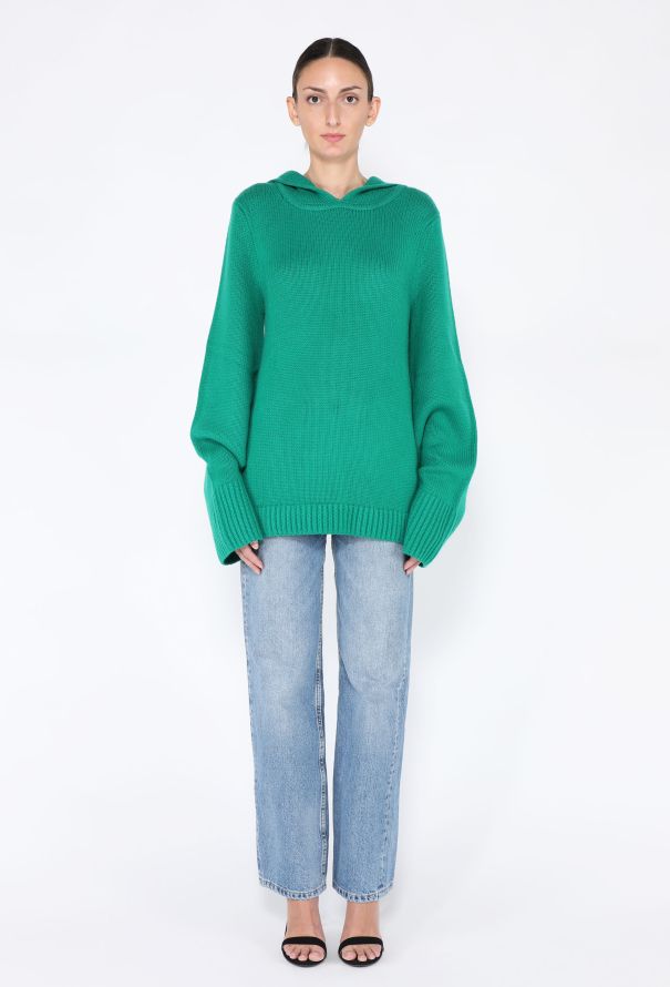 Khaite 2021 Elodie Cashmere Hooded Sweater - 4