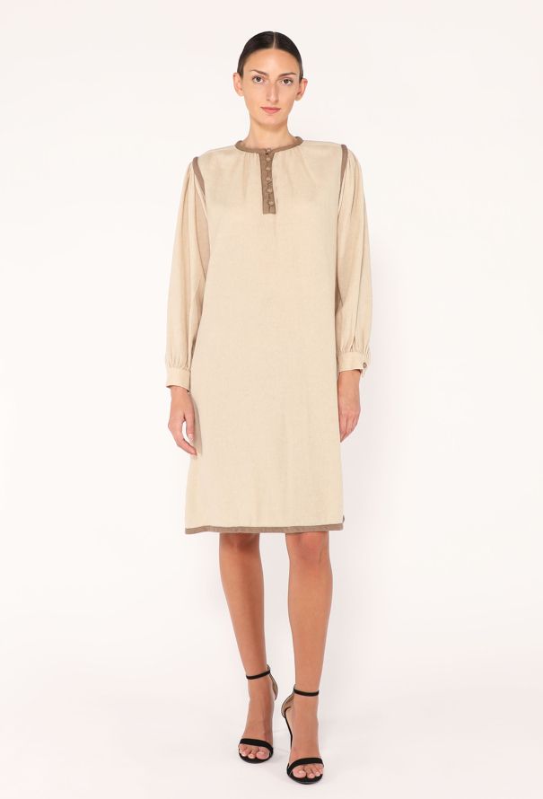 Saint Laurent Late '70s Russian Braided Trim Tunic - 1