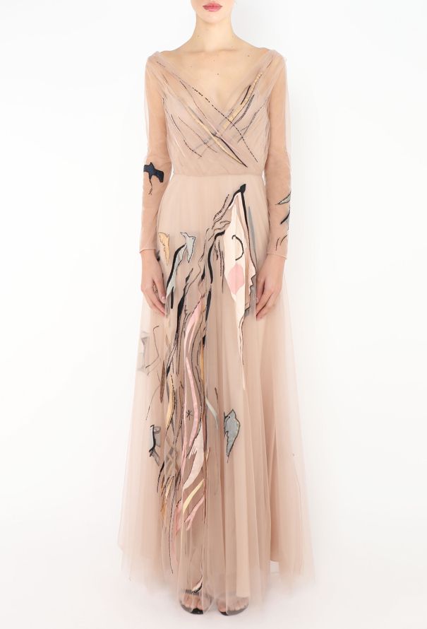 Dior Semi-Couture 2019 Embroidered Tulle Gown - 3