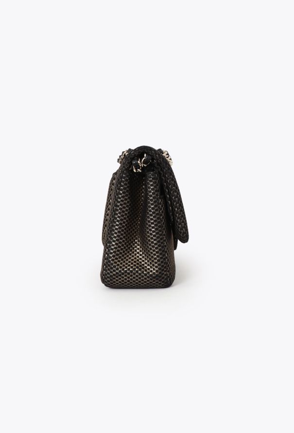 Chanel Perforated Jersey Jumbo Double Flap Bag - 5 Chanel Perforated Jersey Jumbo Double Flap Bag - 5