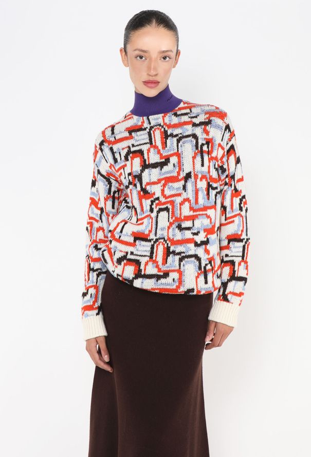 Prada F/W 2022 Abstract Knit Sweater - 1