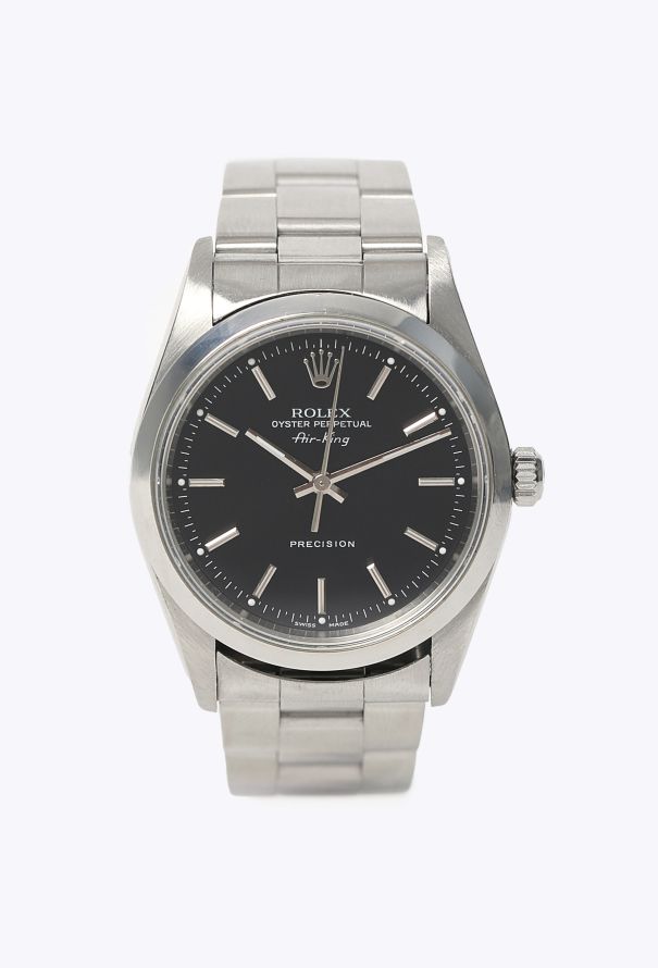 Rolex Air-King Black Dial & Stainless Steel Watch - 1