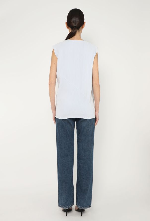 Céline Structured Crêpe Tunic Top - 5