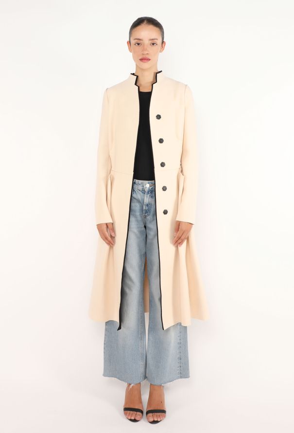 Bottega Veneta Notched Pleated Coat, F/W 2013 - 4