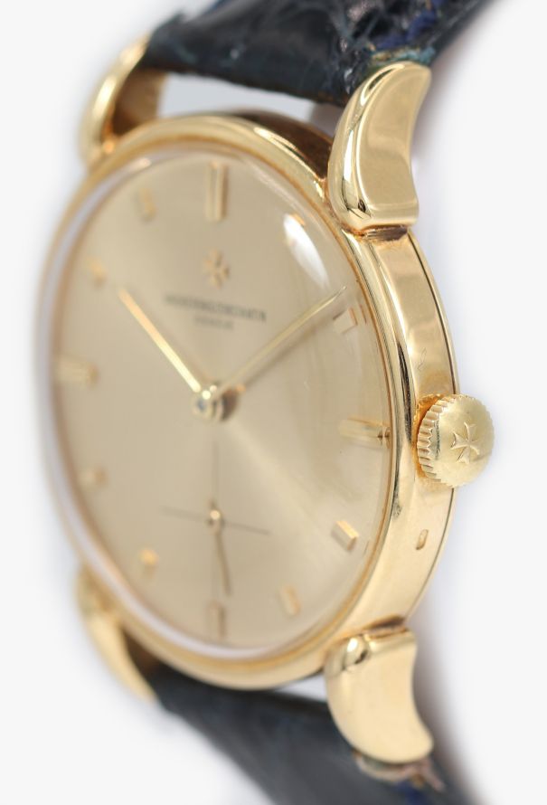 Vacheron Constantin Rare 1960s Cow Horn Lugs 18k Yellow Gold Watch - 3 Vacheron Constantin Rare 1960s Cow Horn Lugs 18k Yellow Gold Watch - 3