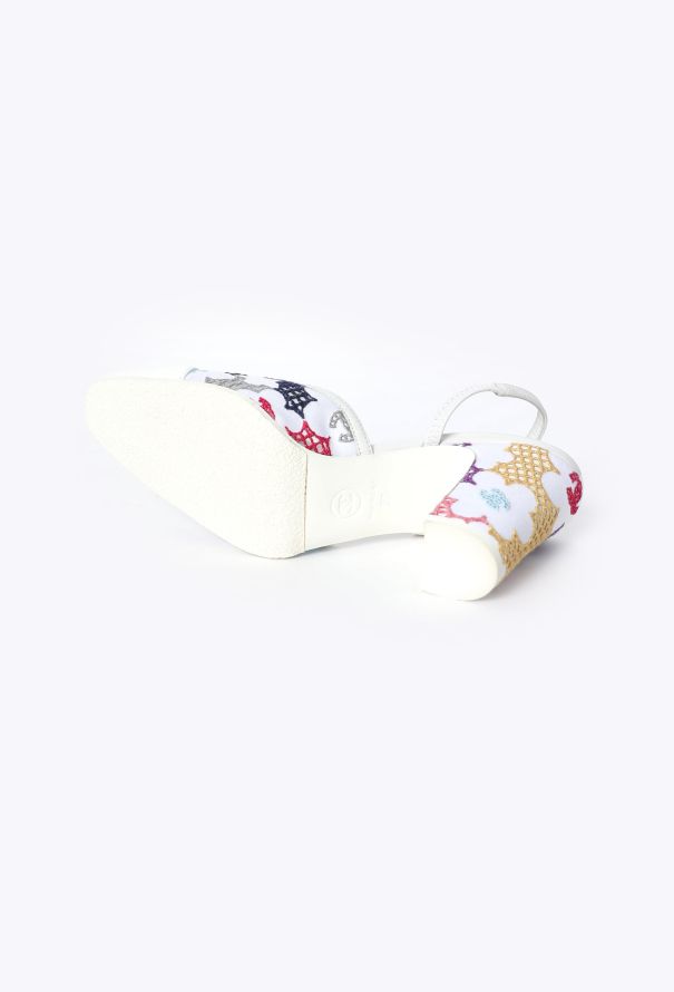 Chanel 2024 Embroidered Crochet Slingbacks - 5