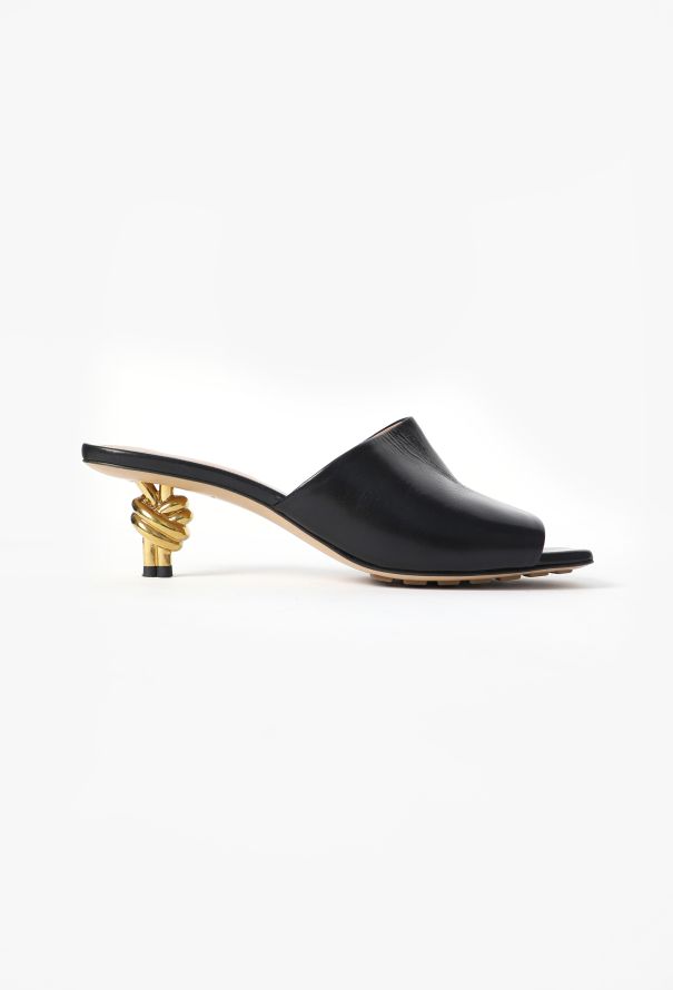 Bottega Veneta Pre-Fall 2023 Lambskin Knot Mules - 1
