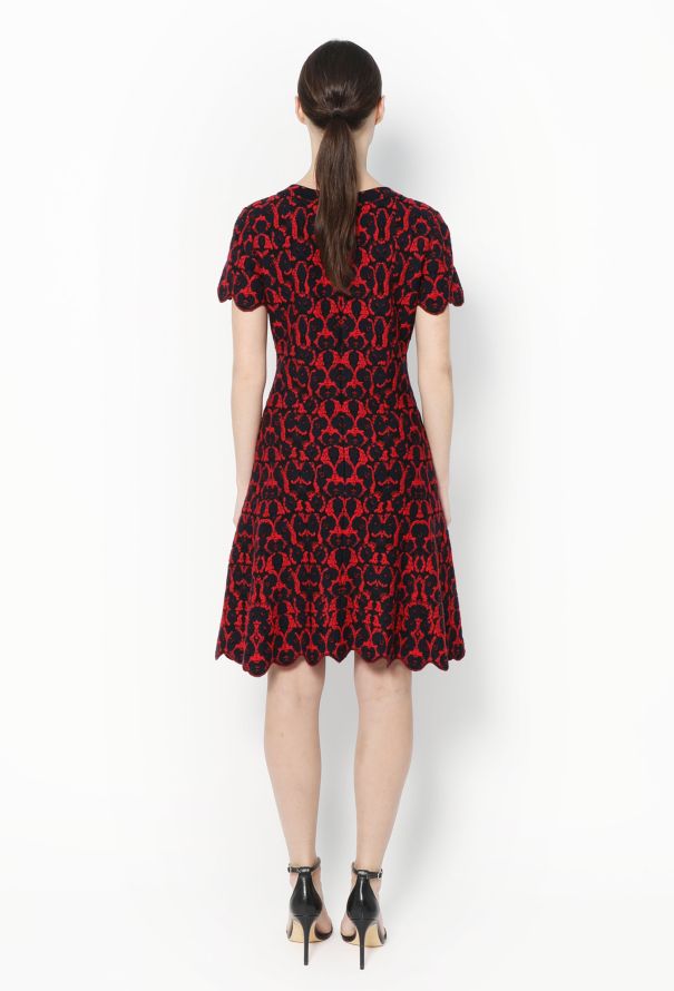 Alaïa Flared Jacquard Dress - 4