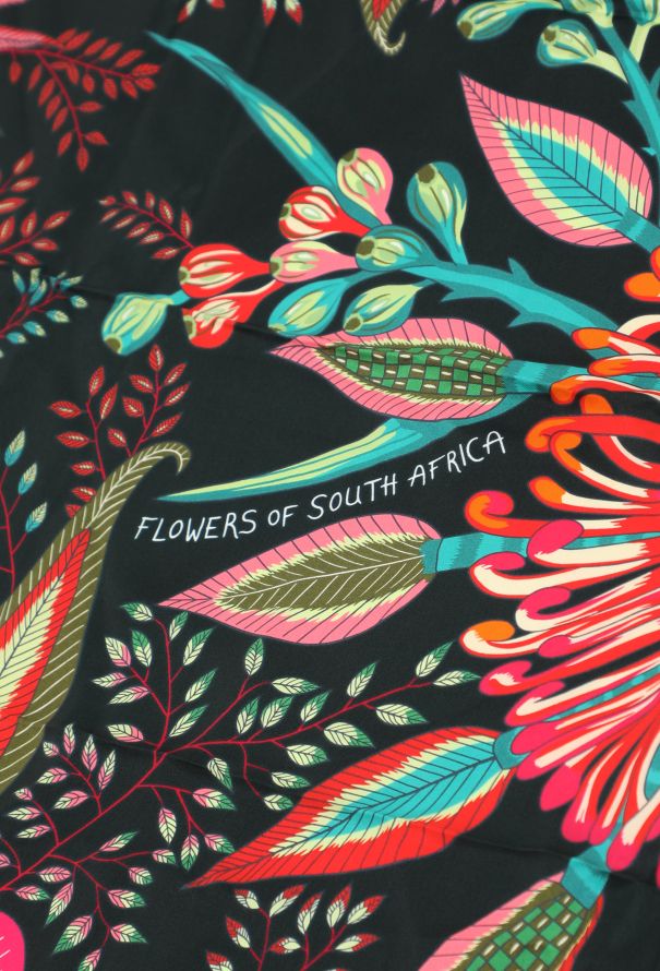 Hermès ‘Flowers of South Africa’ 140cm Silk Carré - 4