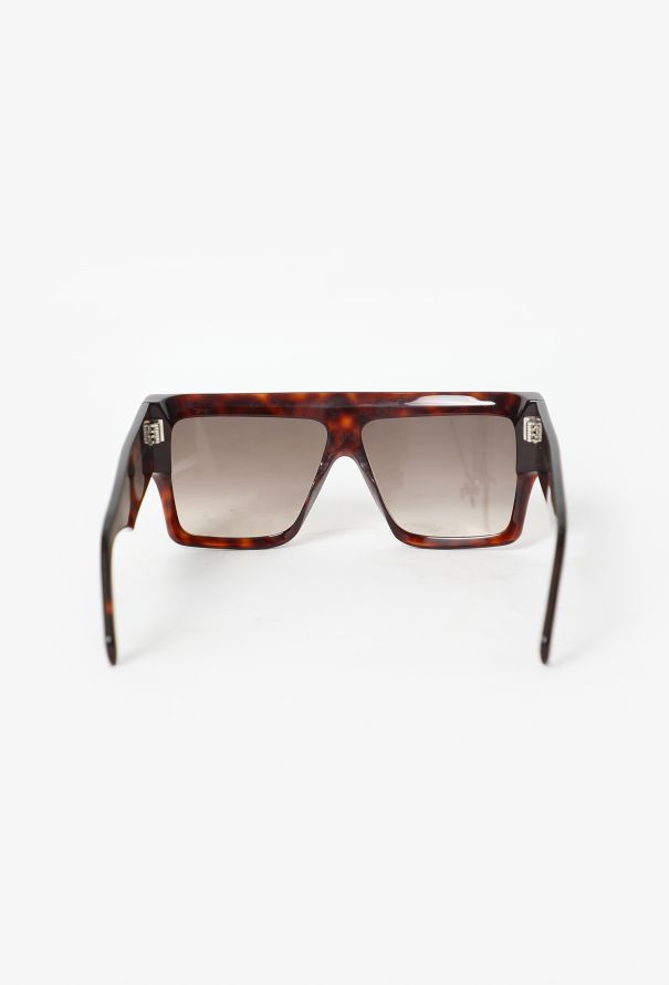 Céline Tortoiseshell Shield Sunglasses - 4