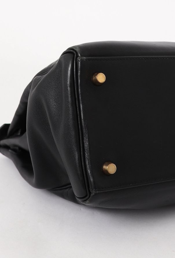 Hermès Vintage Black Swift Kelly Retourné 35 - 10