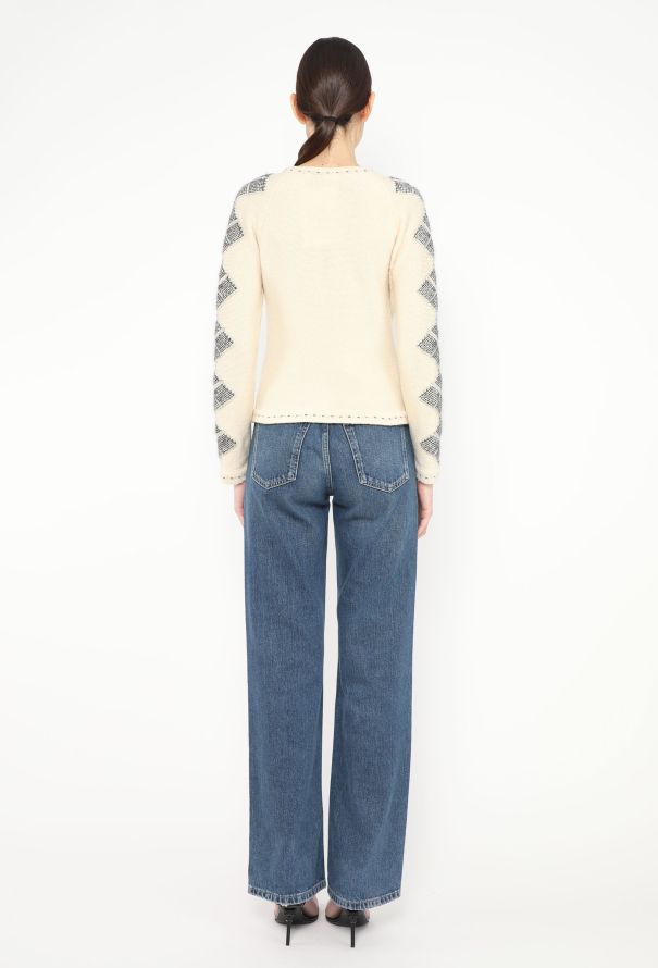 Chanel Iridescent Argyle Cardigan - 4 Chanel Iridescent Argyle Cardigan - 4