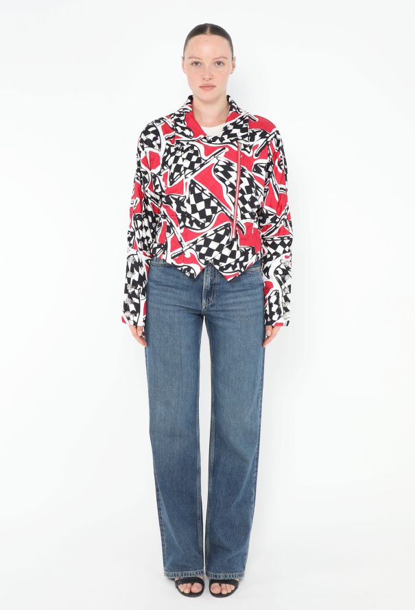 Chanel Resort 2023 Harlequin Silk Jacket - 3