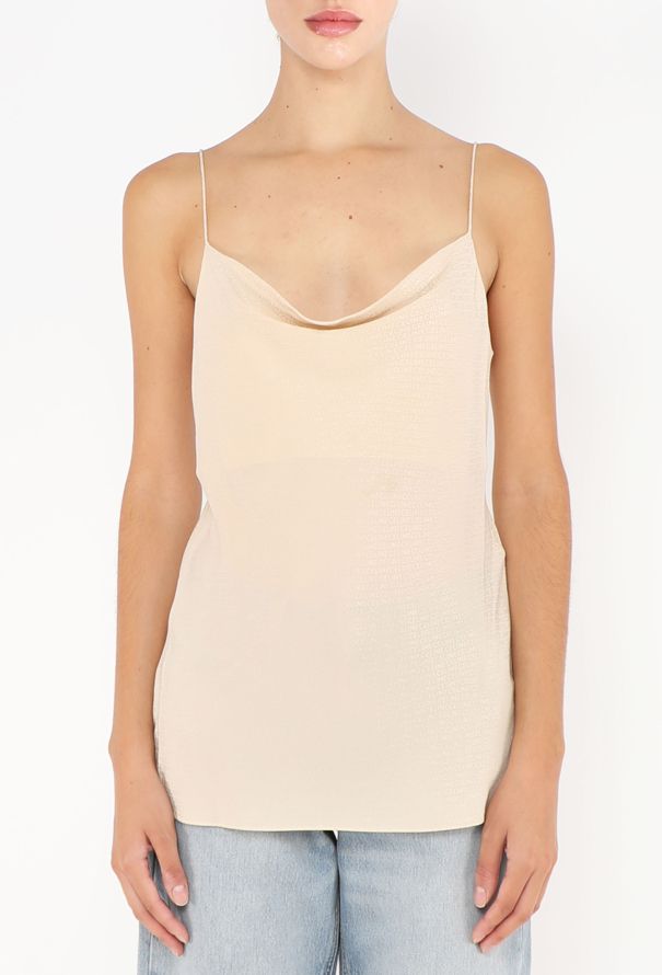 Céline 2021 Cowl-Neck Silk Camisole - 1