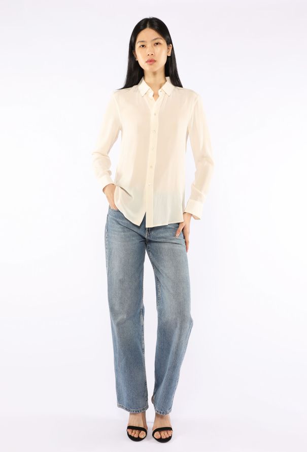 Saint Laurent Silk Crêpe de Chine Shirt, 2020 - 5