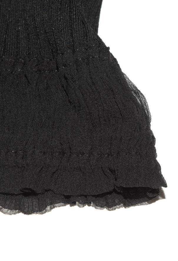 Chanel Ruffled Chiffon 'CC' Tank Top - 6