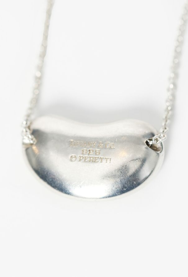 Tiffany & Co Long Sterling Silver Bean Pendant - 5
