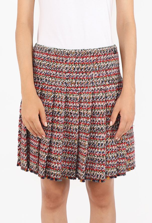 Chanel Pleated Tweed Skirt, S/S 2013 - 4