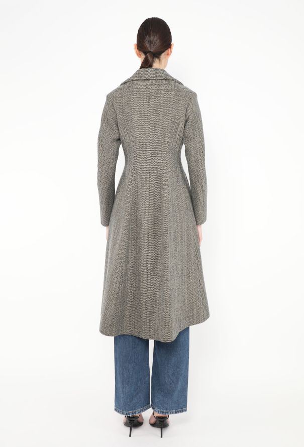 Jil Sander F/W 2004 Tailored Chevron Coat - 6