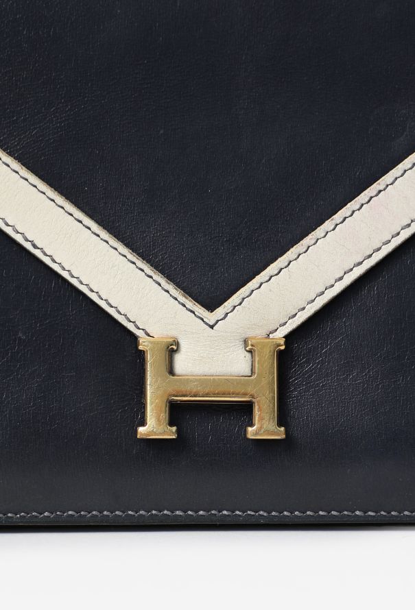 Hermès Vintage Bicolor Lydie Shoulder Bag - 13