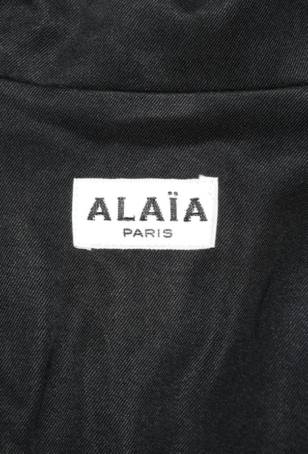 Alaïa Vintage Cinched Twill Suit - 8 Alaïa Vintage Cinched Twill Suit - 8