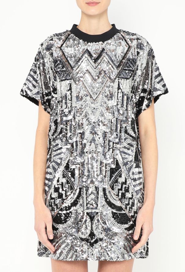 Louis Vuitton Embellished T-Shirt Dress - 1