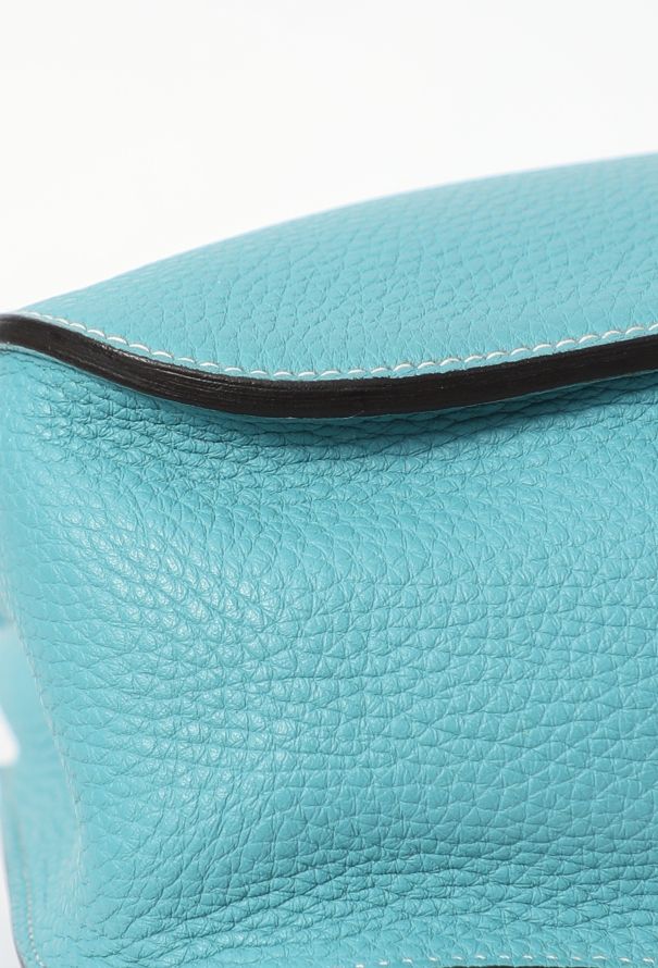 Hermès Bleu Jean Taurillon Clémence Halzan 31 - 12