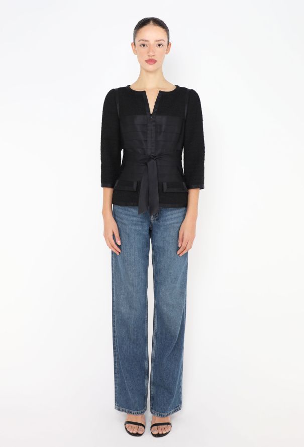 Chanel F/W 2006 Ribbon Bouclé Jacket - 3