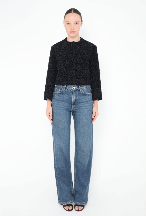 Dior Textured Floral Cropped Jacket - 2 Dior Textured Floral Cropped Jacket - 2