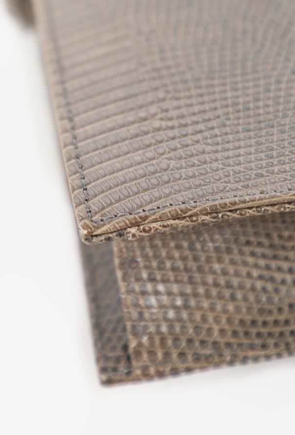 Fendi Lizard-Embossed Baguette Shoulder Bag - 9