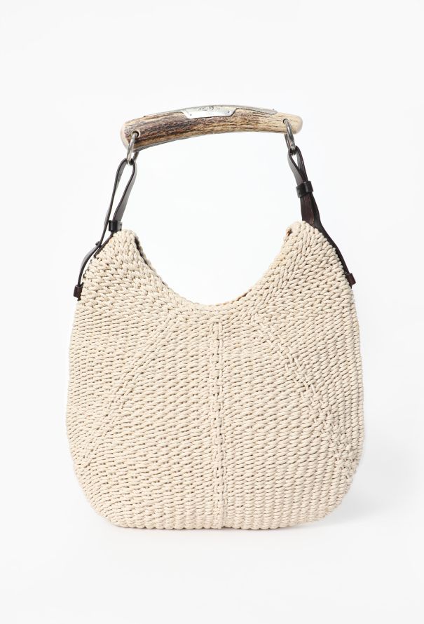 Saint Laurent Rare 2000s Woven Rope Mombasa Bag - 1