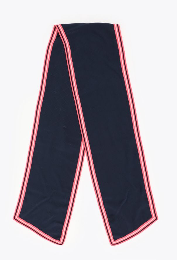 Chanel Quilted 'CC' Silk Scarf - 1