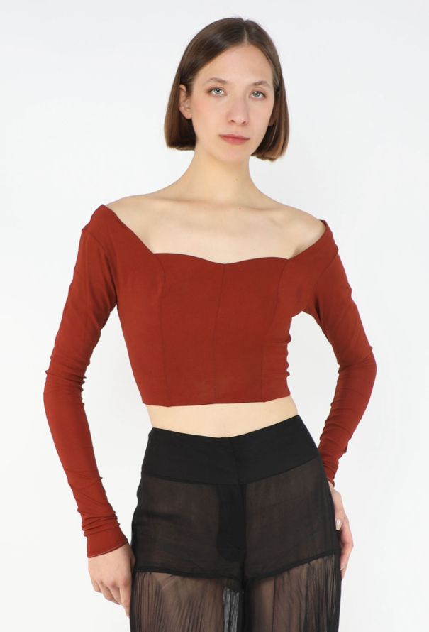 Dolce & Gabbana Off-Shoulder Crêpe Top, 1990s - 1