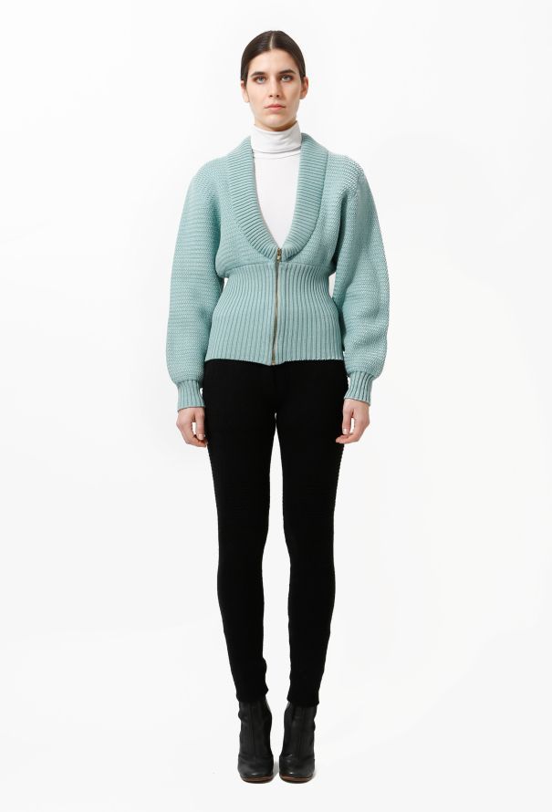 RARE F/W 1986 Ribbed Zip Cardigan | Authentic & Vintage | ReSee