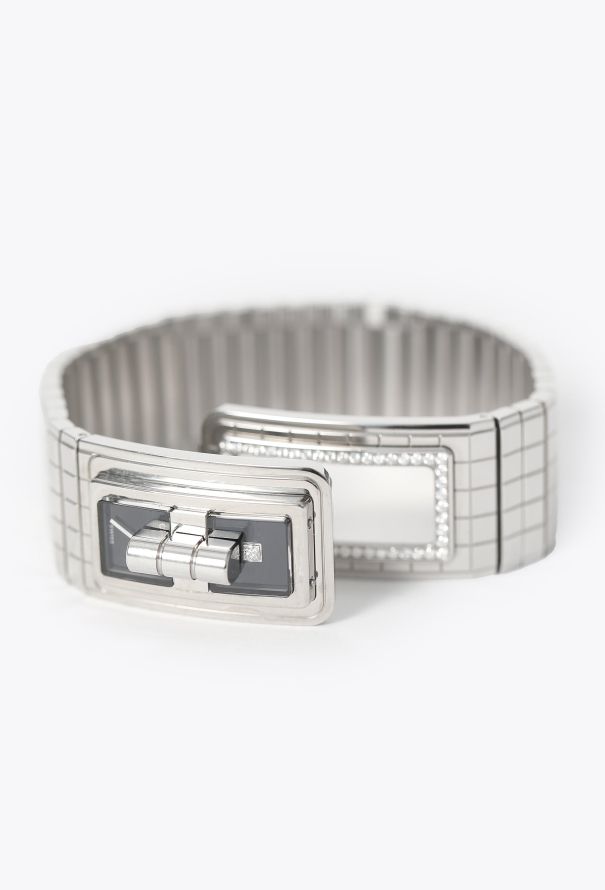 Chanel Code Coco Steel & Diamonds Watch - 6