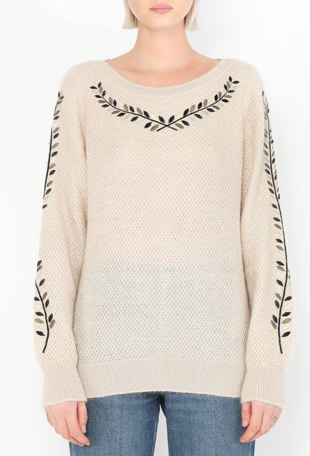Chanel Embroidered Mohair Sweater - 1