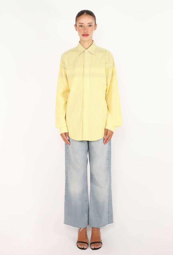 Hermès Bicolor Striped Cotton Shirt - 2