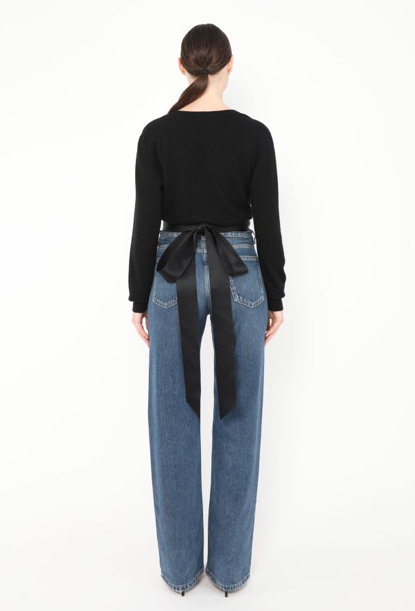 Chanel Vintage Cashmere Wrap Sweater - 3 Chanel Vintage Cashmere Wrap Sweater - 3