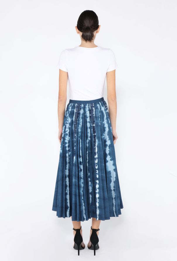 Dior 2020 Denim Tie-Dye Skirt - 4