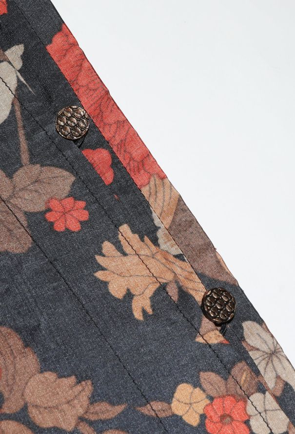 Saint Laurent ULTRA RARE F/W 1974 Dupion Silk Dress - 7