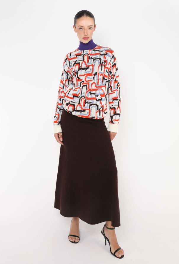 Prada F/W 2022 Abstract Knit Sweater - 5