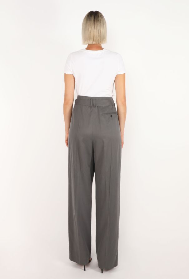 The Row Lonan Belted Silk Trousers, 2024 - 4