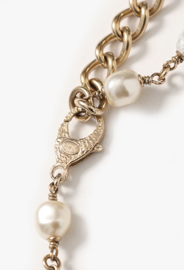 Chanel Resort 2019 Pearl Strass 'CC' Sautoir - 7