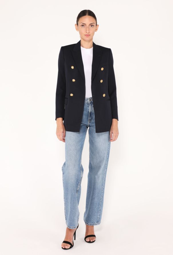 Céline S/S 2020 Tailored Naval Blazer - 4