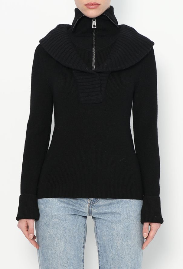 Balenciaga 2002 Double Collar Sweater - 5 Balenciaga 2002 Double Collar Sweater - 5